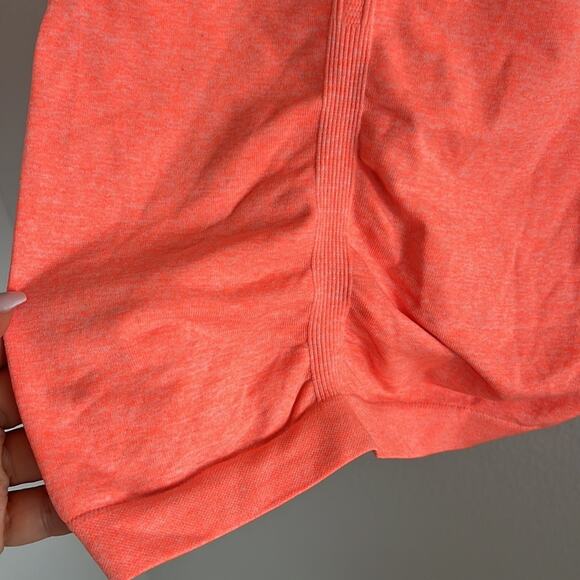 Athleta Fast Track Tee Orange Bright Running Athleisure Medium - Picture 4 of 6